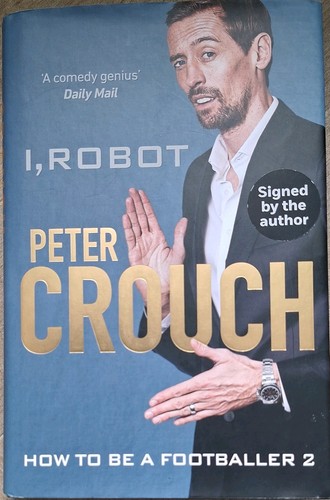 Peter crouch signed hardback - peter,